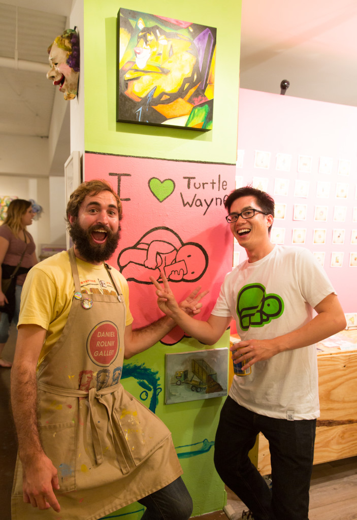 Daniel Rolnik with Turtle Wayne - all photos: Jack Burke