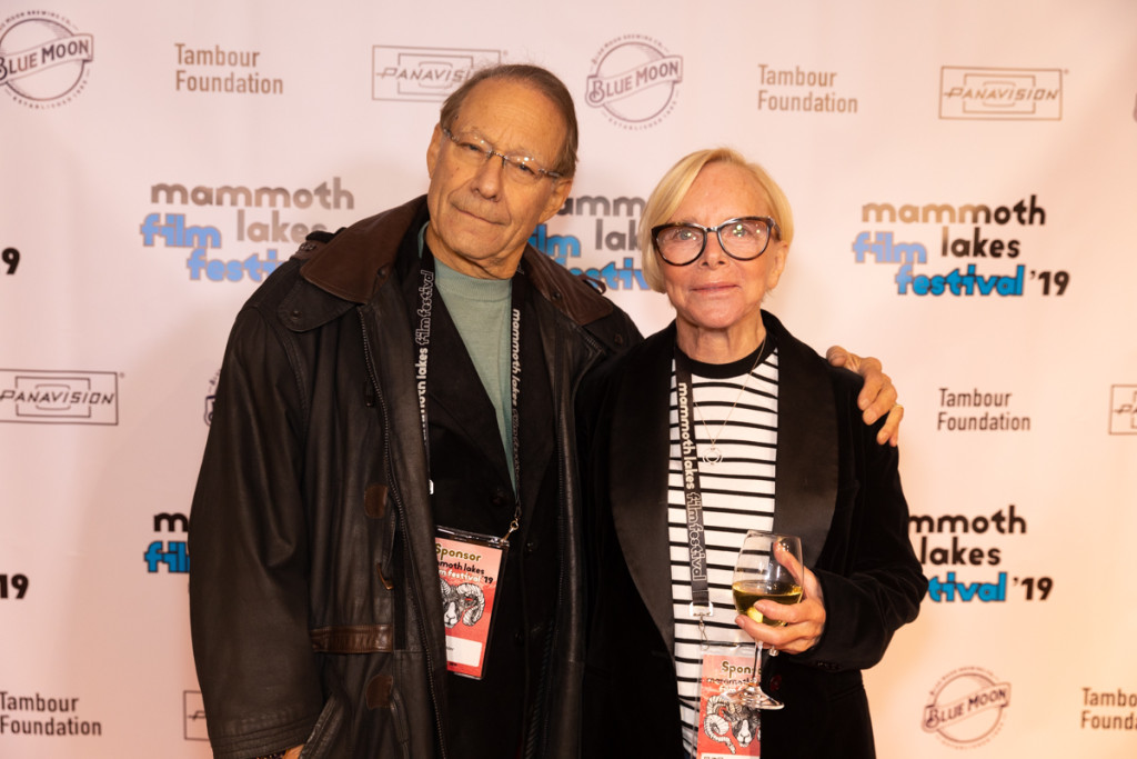 Festival gold sponsors, and sponsors of opening night and party, Paul and Kathleen Rudder